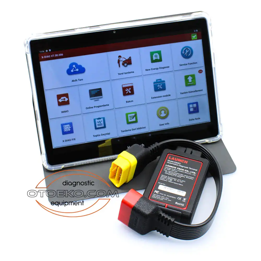 Launch DBScar 5 DS201 Arıza Tespit Cihazı + Tablet